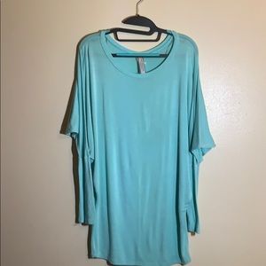 Long sleeve tunic blouse